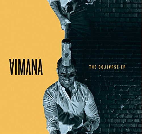 CD cover: man with hammer above head, split yellow and dark background.