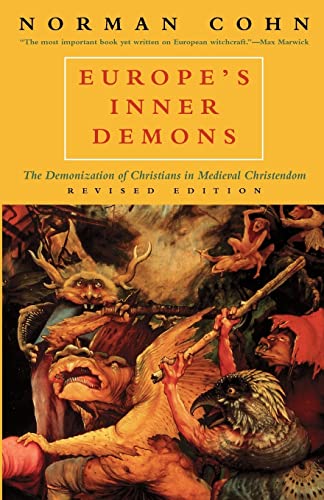 Book cover: "Europe's Inner Demons" with demonic figures in artwork.