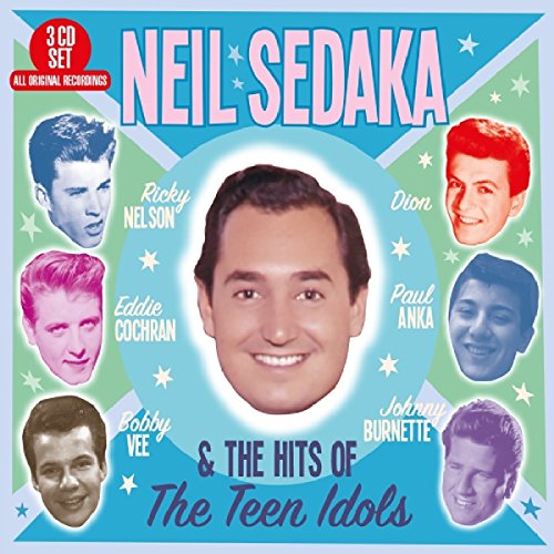 CD cover featuring portraits of Neil Sedaka and other 1960s teen idols.