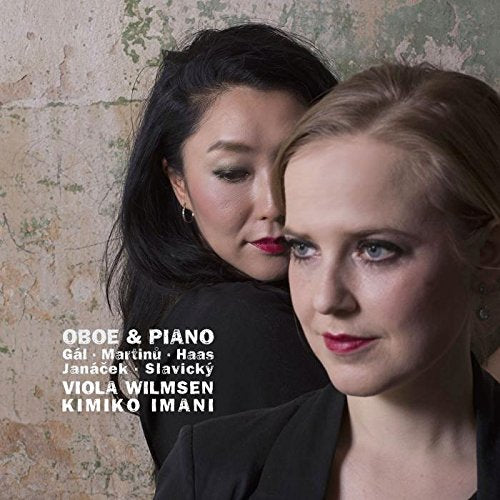 CD cover featuring two women with the text “Oboe & Piano.”