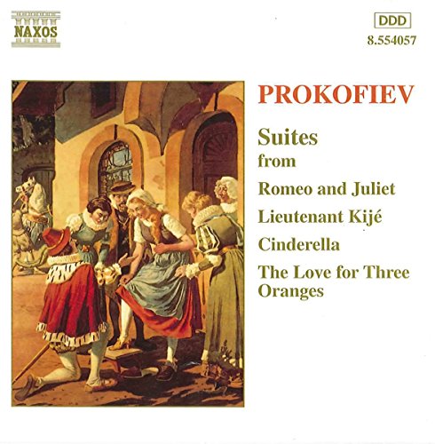 CD cover for Prokofiev orchestral suites, featuring a Renaissance painting.