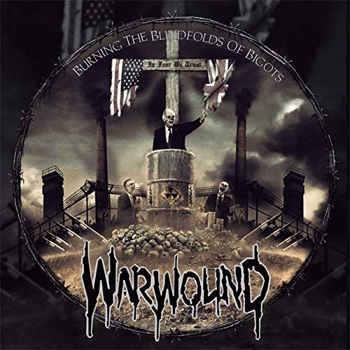 CD cover: skeletal figures with flags, barbed wire frame, dark imagery.