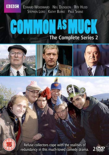 “Common As Muck” Series 2 DVD cover featuring cast photos and a festive scene.