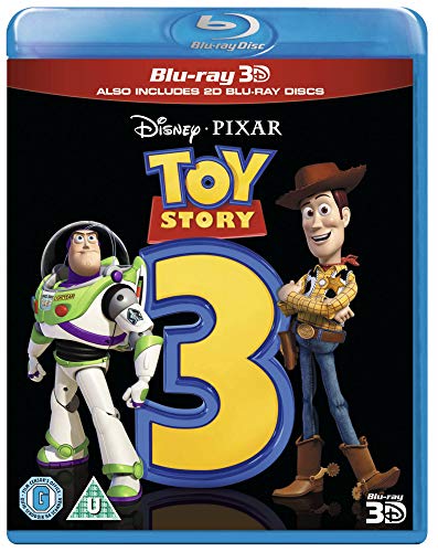 Toy Story 3 Blu-ray cover featuring Buzz Lightyear and Woody.