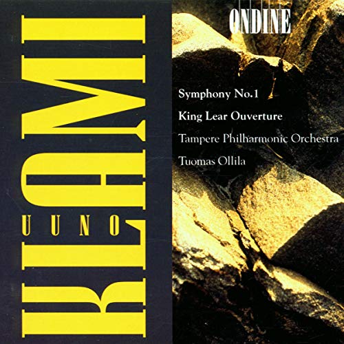 CD cover for Klami's Symphony No.1 with abstract rocky imagery.