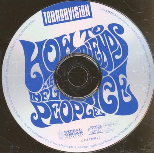 Terrorvision CD: blue and white swirl design with album title text.