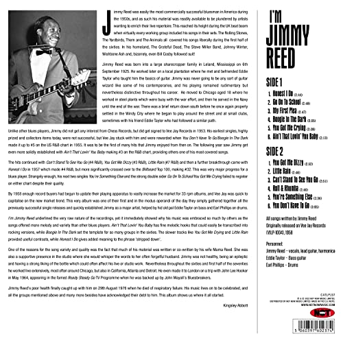 Vinyl record cover for "Various - Jimmy Reid" with a portrait and text.