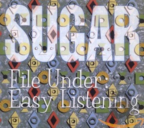 CD cover for Sugar’s “F.U.E.L.” with geometric patterned background.