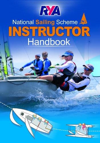 Handbook with sailing related images and text on cover, likely with a blue background.