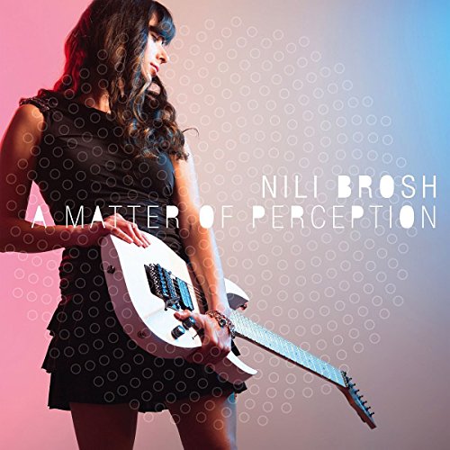 Woman playing a white electric guitar, album cover for Nili Brosh.