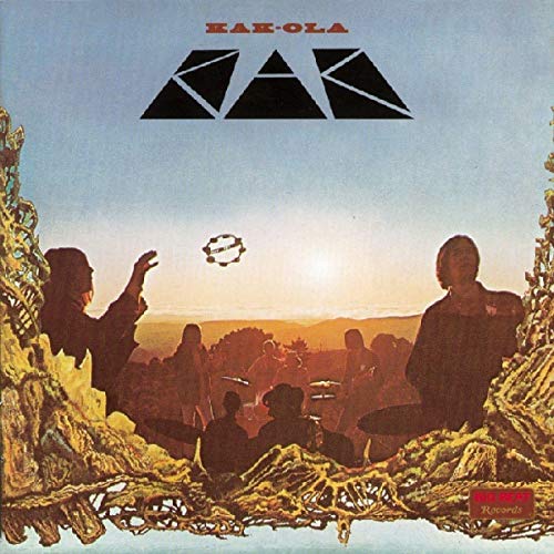 Album cover for Kak Ola, showing silhouetted figures with instruments.