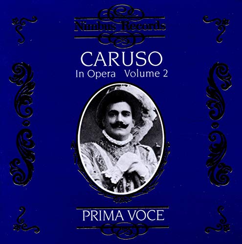 CD cover for Enrico Caruso's "In Opera, Volume 2" with portrait.