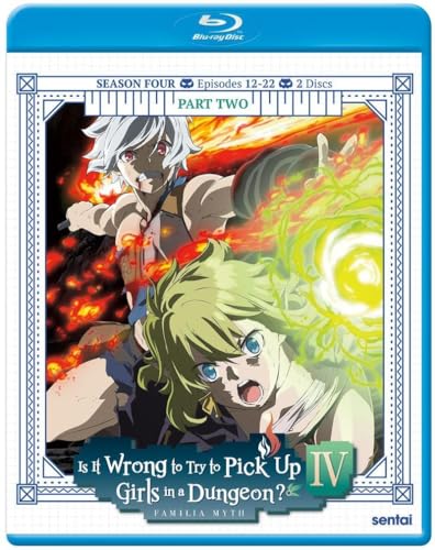 Blu-ray cover for "Is It Wrong To Try To Pick Up Girls in a Dungeon?