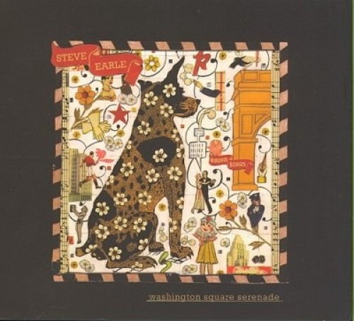 DVD cover for Steve Earleās āWashington Square Serenadeā with collage art.