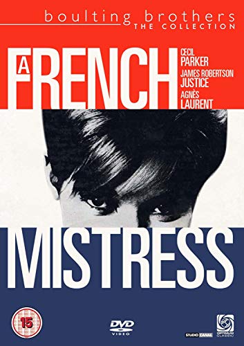 DVD cover for "French Mistress" featuring a woman with dark hair.