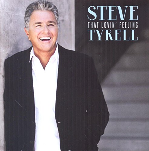 Steve Tyrell album cover, smiling man in a suit, text overlay.