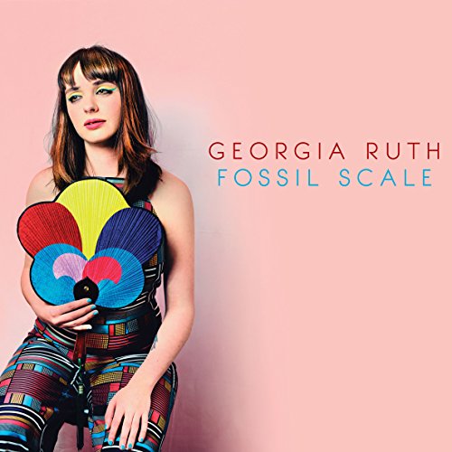 CD cover for Georgia Ruth’s “Fossil Scale” featuring a woman with colorful fans.
