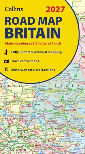 2027 Collins Road Map of Britain : Folded Map