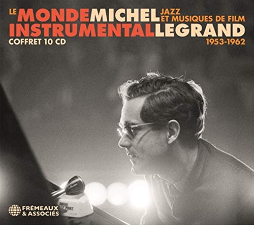 Black and white CD box set cover featuring composer Michel Legrand.