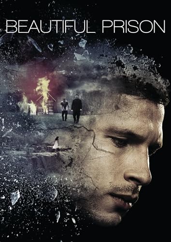 DVD cover for “Beautiful Prison” featuring a man’s face and figures walking.