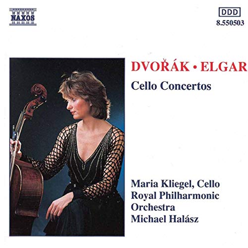 CD cover featuring cellist Maria Kliegel and text listing composers.