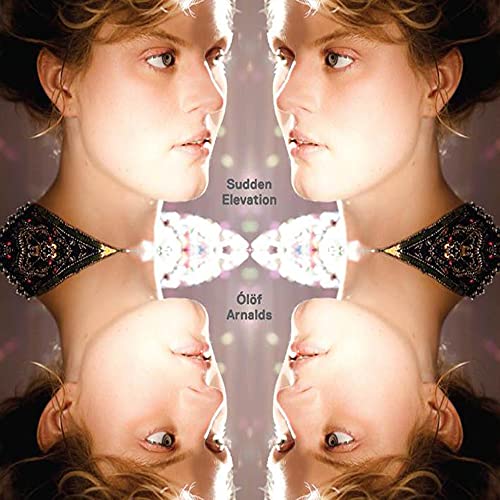 Symmetrical portrait of a woman with the album title "Sudden Elevation.