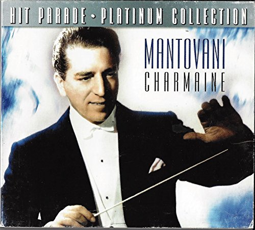 CD cover featuring a portrait of conductor Mantovani with baton.