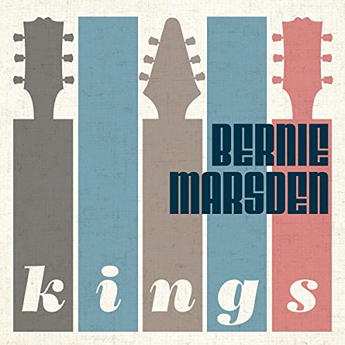 CD cover for Bernie Marsden’s “Kings” with guitar headstock graphics.