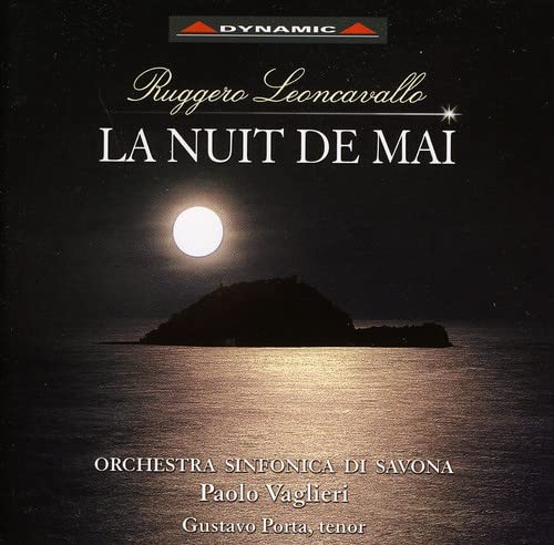 CD cover: dark seascape with moon, title “La Nuit de Mai” in script.