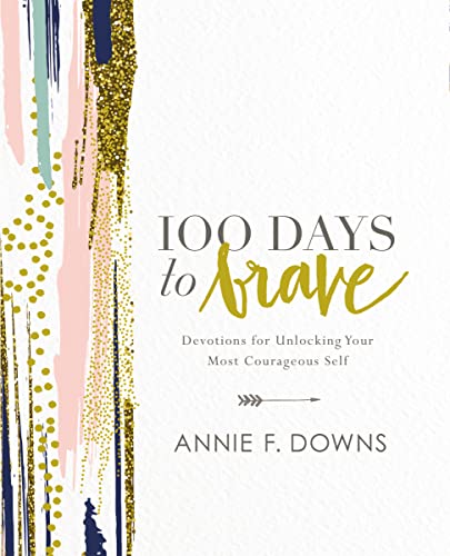 Book cover with gold glitter, pink brushstrokes, and white text.