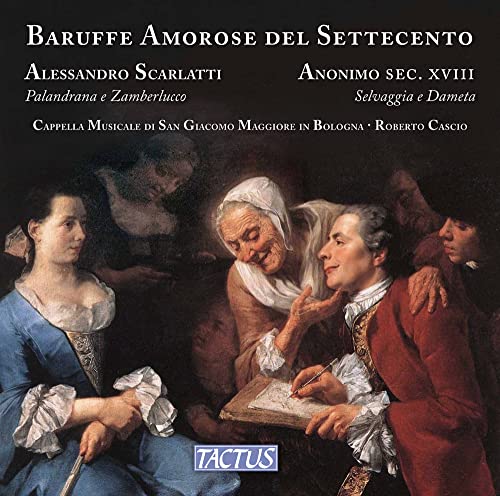 CD cover: Baroque painting of figures with a manuscript, title text.