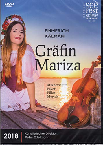 DVD cover for “Gräfin Mariza” featuring a woman with a violin.