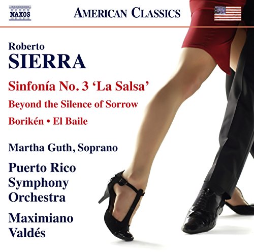 CD cover for Sierra’s Sinfonia No. 3 featuring dancers in motion.