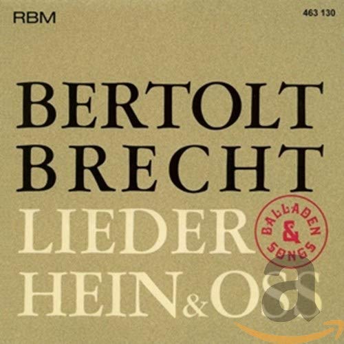 CD cover for Bertolt Brecht’s ballads, songs, by Hein & Oss.