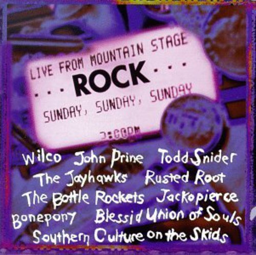 CD cover for "Rock Live From Mountain Stage" featuring artist names.