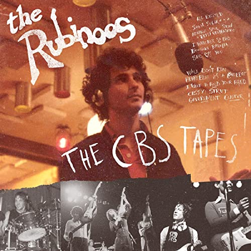 Album cover for “The Rubinoos - The CBS Tapes” with band photos.