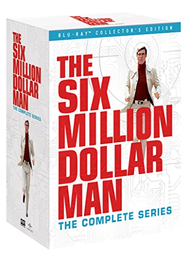 Blu-ray box set for "The Six Million Dollar Man" TV series.