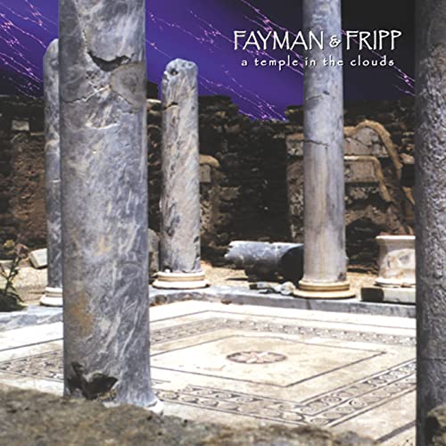 CD cover with ancient stone pillars against a purple, cloudy sky.