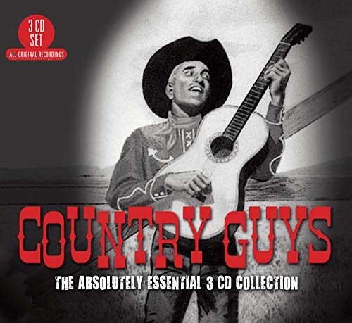 3CD set, "Country Guys," featuring a black and white image of a guitarist.