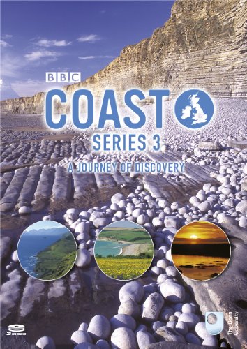 DVD cover for BBC’s “Coast” Series 3, featuring coastal cliffs and landscapes.