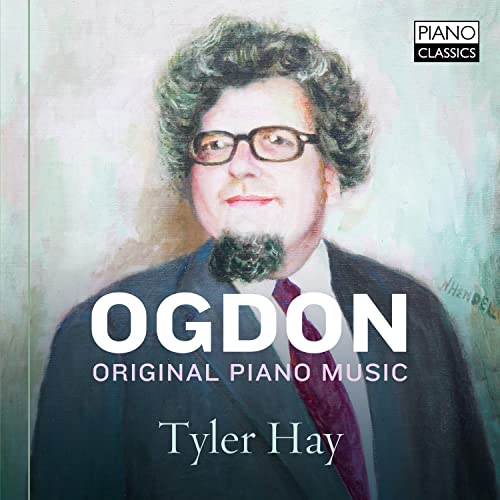 CD cover featuring a portrait of pianist John Ogdon with text.