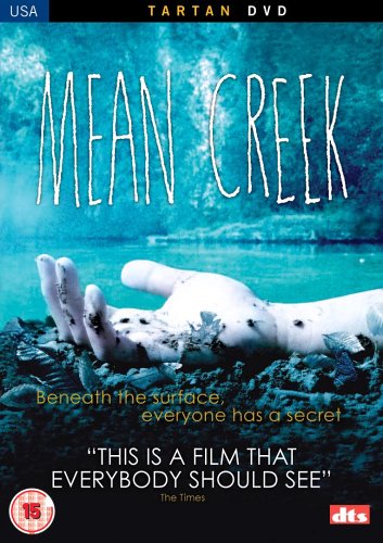Mean Creek" DVD cover with a pale figure in dark water.
