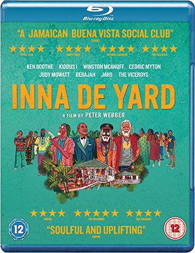 Inna De Yard" Blu-ray cover with illustrated musicians and palm trees.