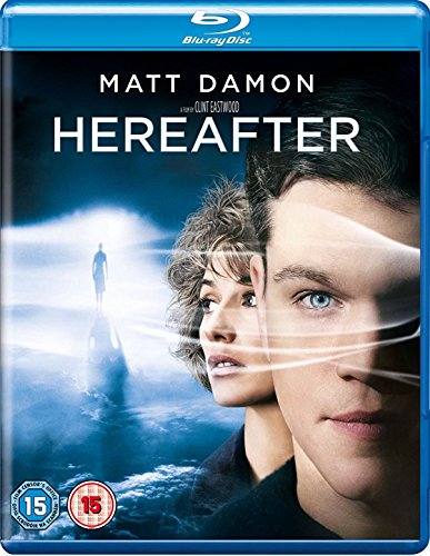 Hereafter" Blu-ray cover featuring Matt Damon and a ghostly figure.