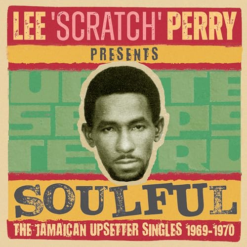 CD cover for Lee ‘Scratch’ Perry’s “Soulful” album, featuring a portrait.