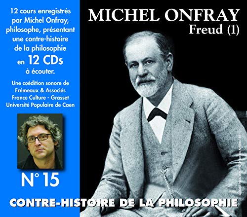 CD cover featuring a portrait of Sigmund Freud and Michel Onfray.