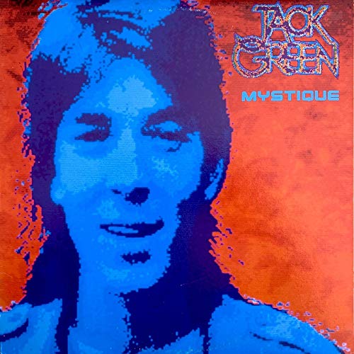 CD cover for Jack Green’s “Mystique” featuring a blue and red portrait.