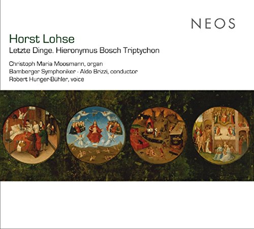CD cover featuring details from Hieronymus Bosch’s triptych painting.
