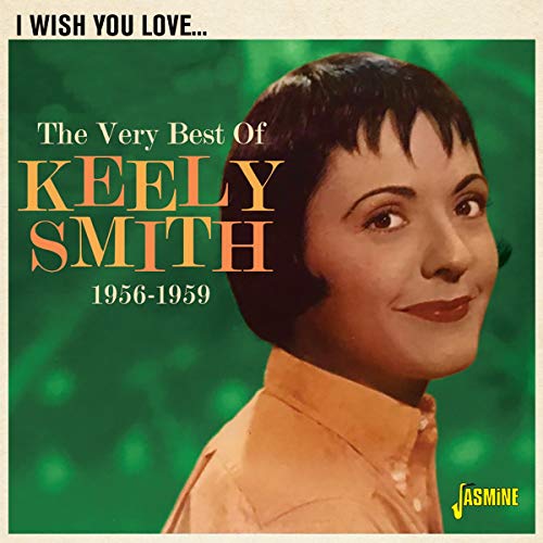 CD cover featuring a portrait of singer Keely Smith, 1956-59.