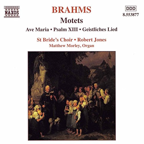 CD cover for Brahm's motets featuring a Renaissance-style painting.